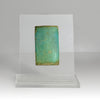A Published Egyptian Turquoise Faience Tile, Old Kingdom, Reign of Pharaoh Djoser, Dynasty III , ca. 2686–2613 BCE