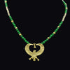 A Vintage King Tut Horus Falcon Pendant necklace, MMA 1976