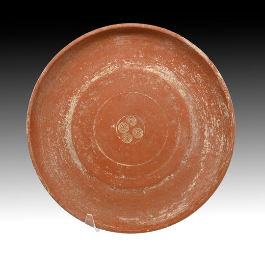 A good Roman Redware Platter, Roman Imperial Period, ca. 1st century CE