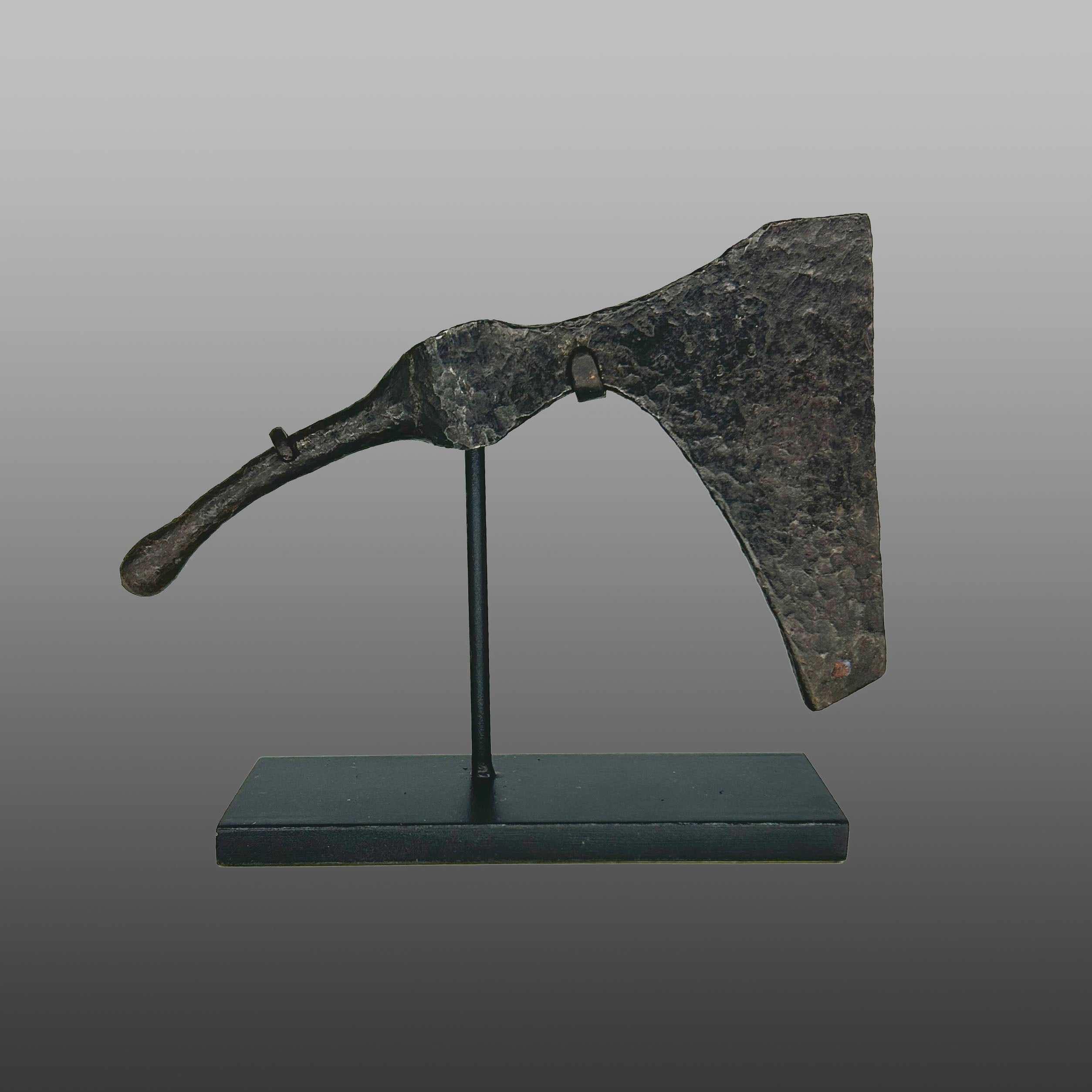 Kievan Rus Iron Axehead, Viking Period, ca. 9th - 11th century CE