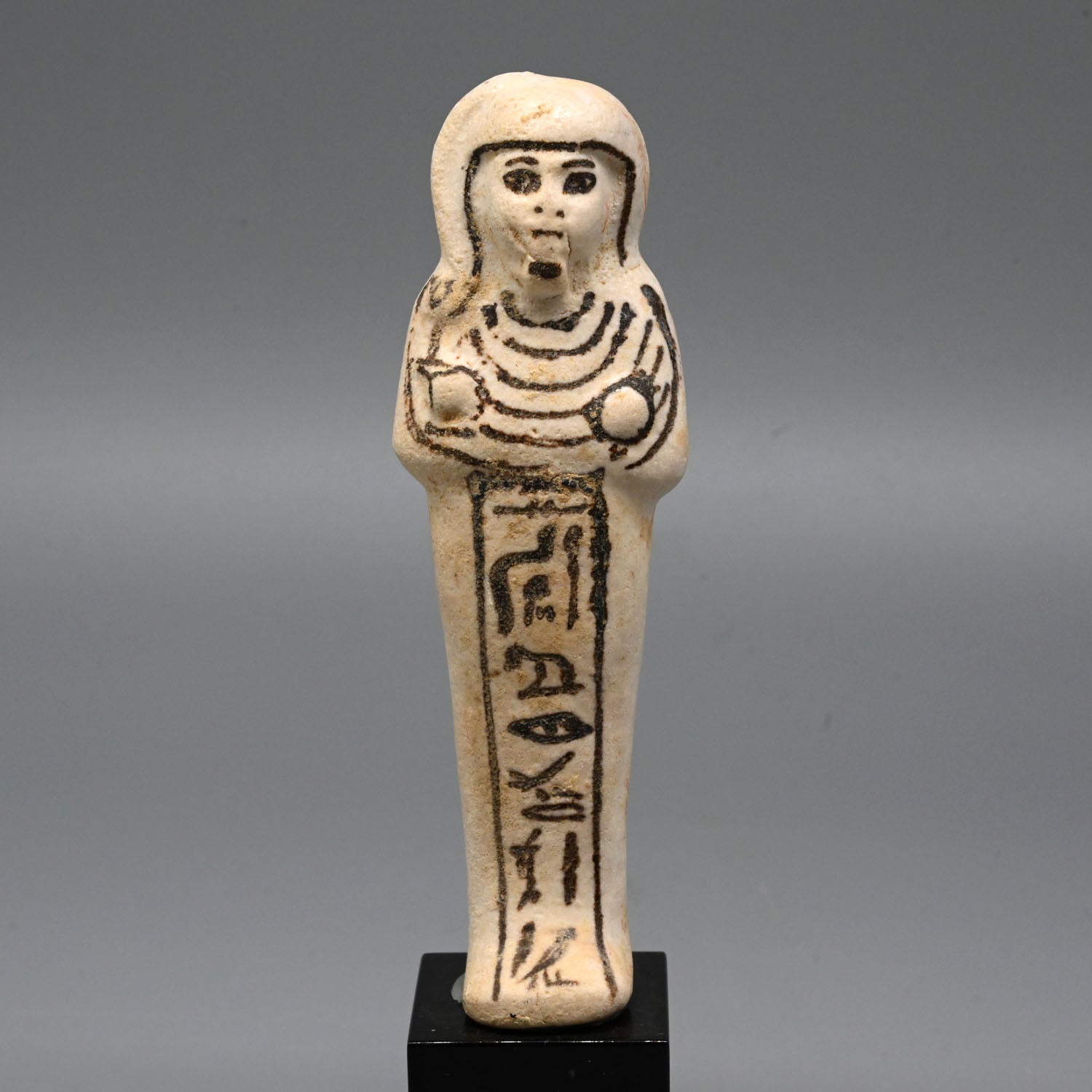 An Egyptian Faience Shabti for the Royal Sem-Priest Hori, 19th Dynasty, ca. 1293 - 1185 BCE