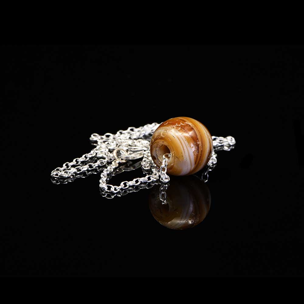 A Near Eastern Agate Bead Necklace, ca. mid 1st millennium BCE - Sands of Time Ancient Art