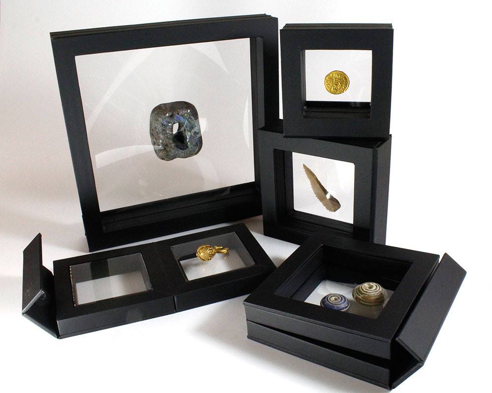 HIGH QUALITY DISPLAY BOX FOR AMULETS, JEWELRY, SEALS, SCARABS, INTAGLIOS ETC - Sands of Time Ancient Art