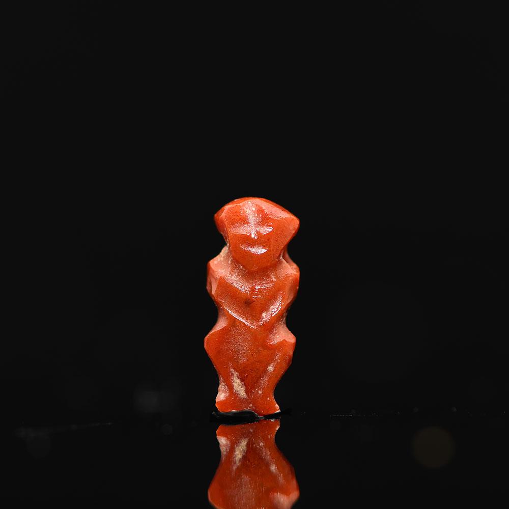 An Egyptian Red Jasper Amulet of Pataikos, 18th Dynasty ca. 1550-1295 BCE