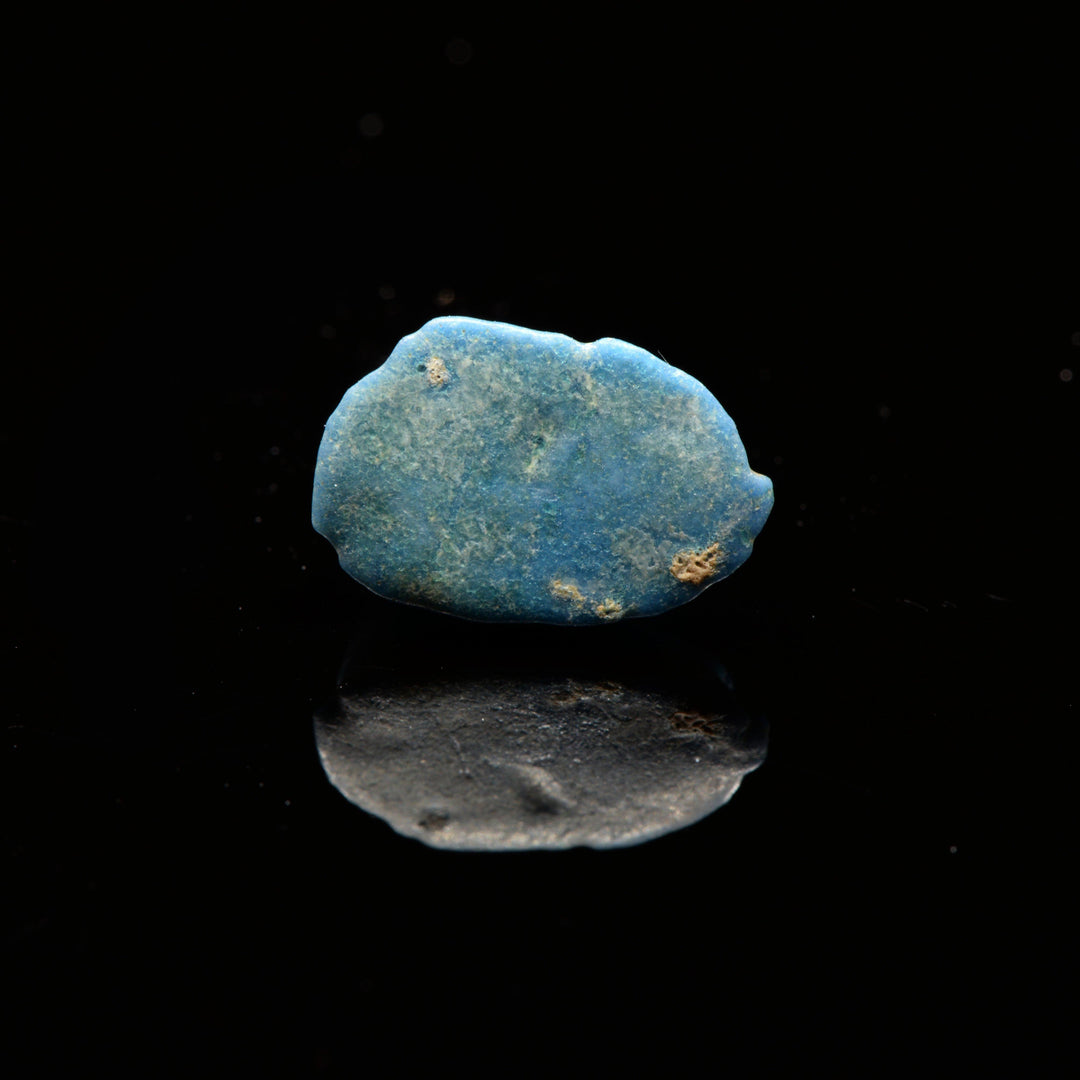 An Egyptian Blue Faience Scarab, New Kingdom, 18th Dynasty, ca. 1550 - 1295 BCE - Sands of Time Ancient Art