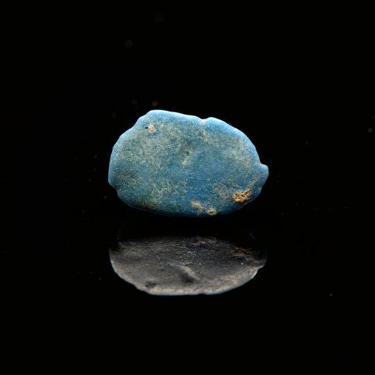 An Egyptian Blue Faience Scarab, New Kingdom, 18th Dynasty, ca. 1550 - 1295 BCE - Sands of Time Ancient Art