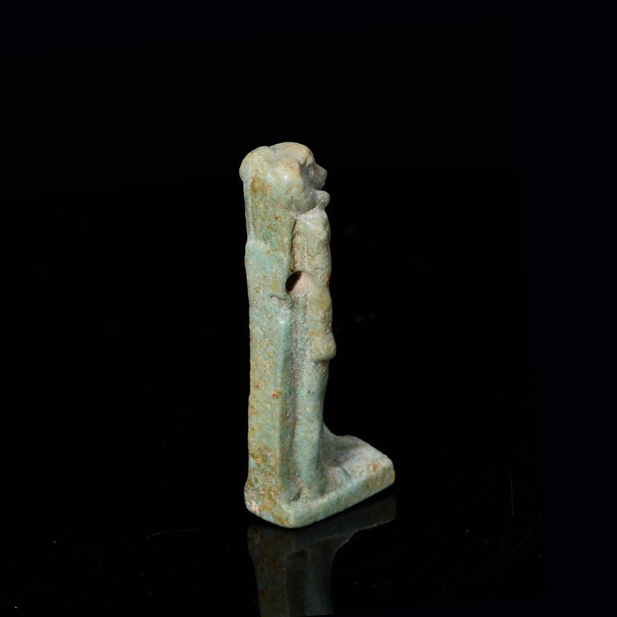 An Egyptian Faience Amulet of Khnum, Late Period, ca 664 - 332 BCE