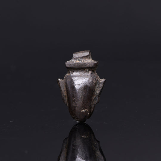 An Egyptian Black Steatite Heart Amulet, Late Period, ca. 664 - 332 BCE