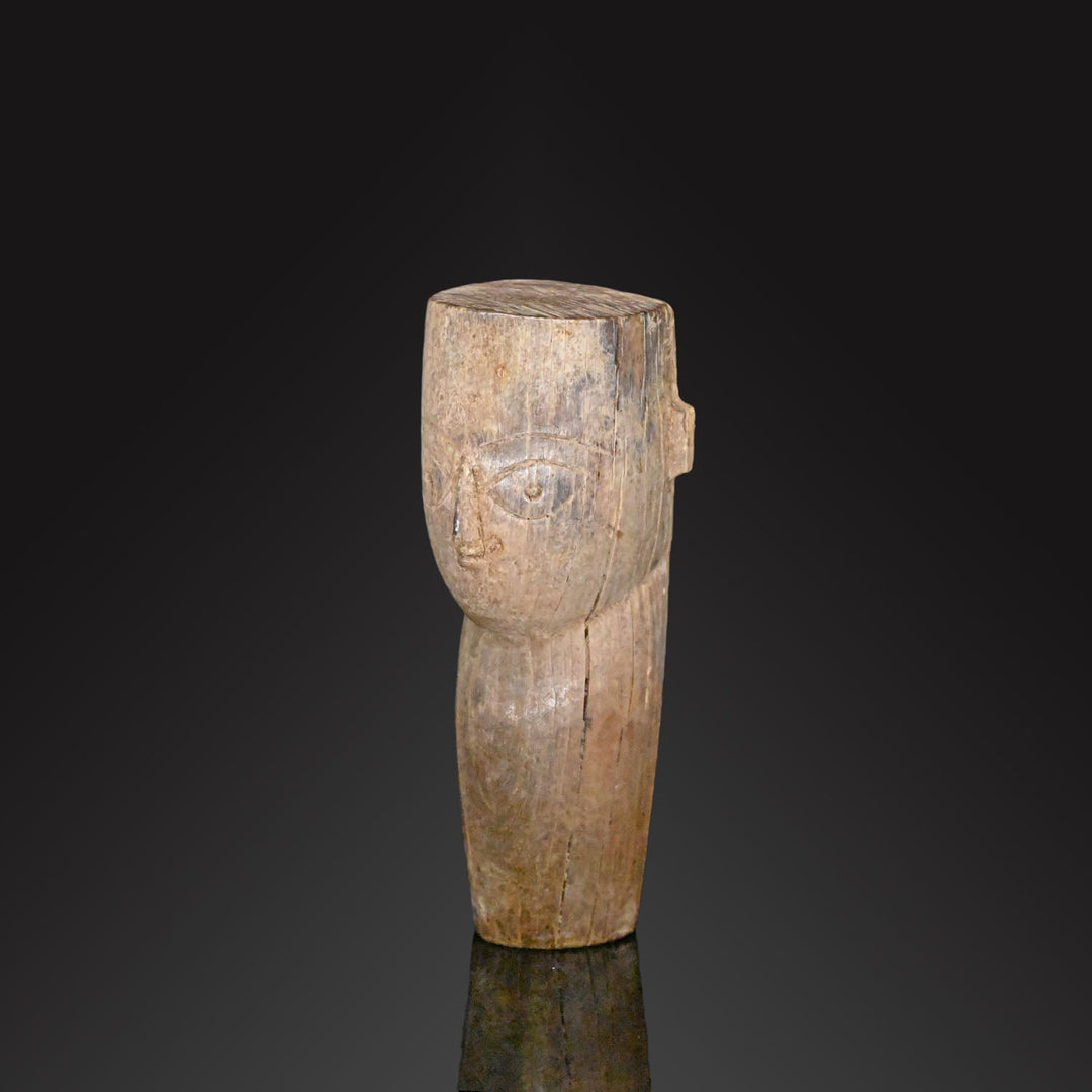 A Coptic Bone head of a Doll <br><em>ca. late 7th - 9th century CE</em>