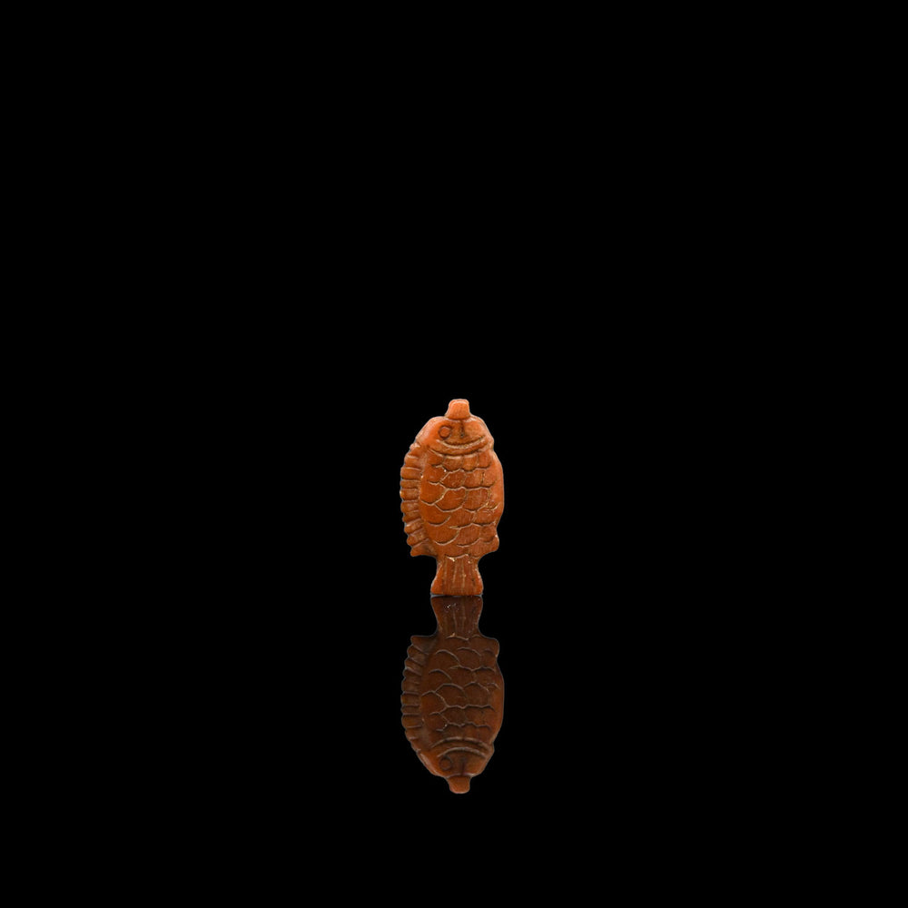 Ein seltenes ägyptisches Karneol-Fischamulett, Amarna-Zeit, ca. 1352-1336 v. Chr