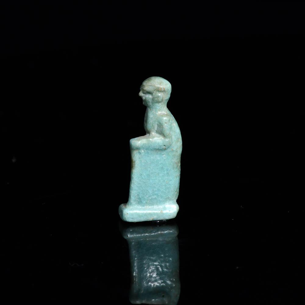 Ägyptisches Amulett eines Priesters, Neues Reich, 18. Dynastie, ca. 1550 - 1069 v. Chr