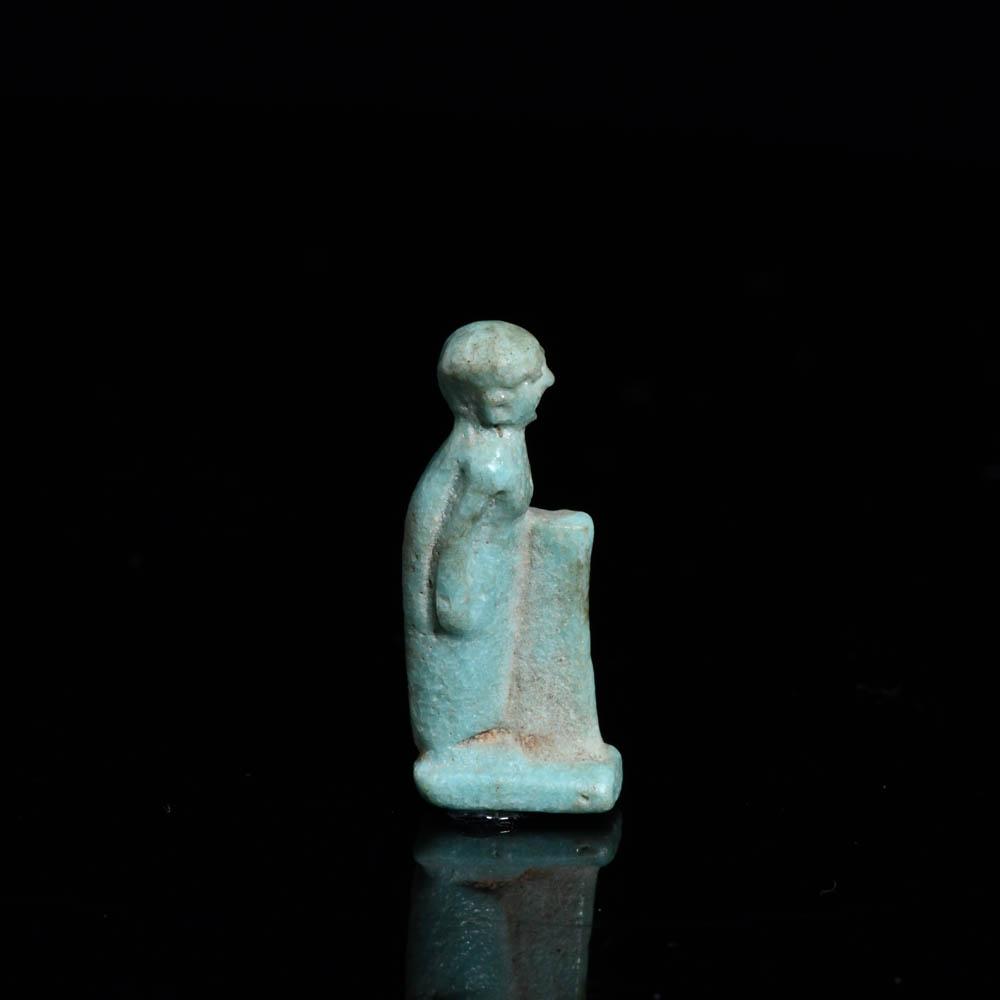 An Egyptian Amulet of a Priest, New Kingdom, 18th Dynasty, ca. 1550 - 1069 BCE