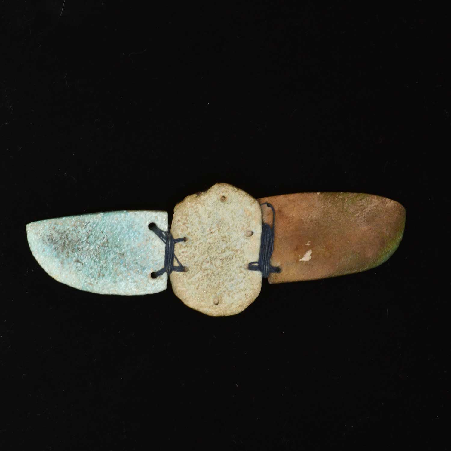 An Egyptian Faience Winged Scarab, Late Period ca. 664-332 BCE