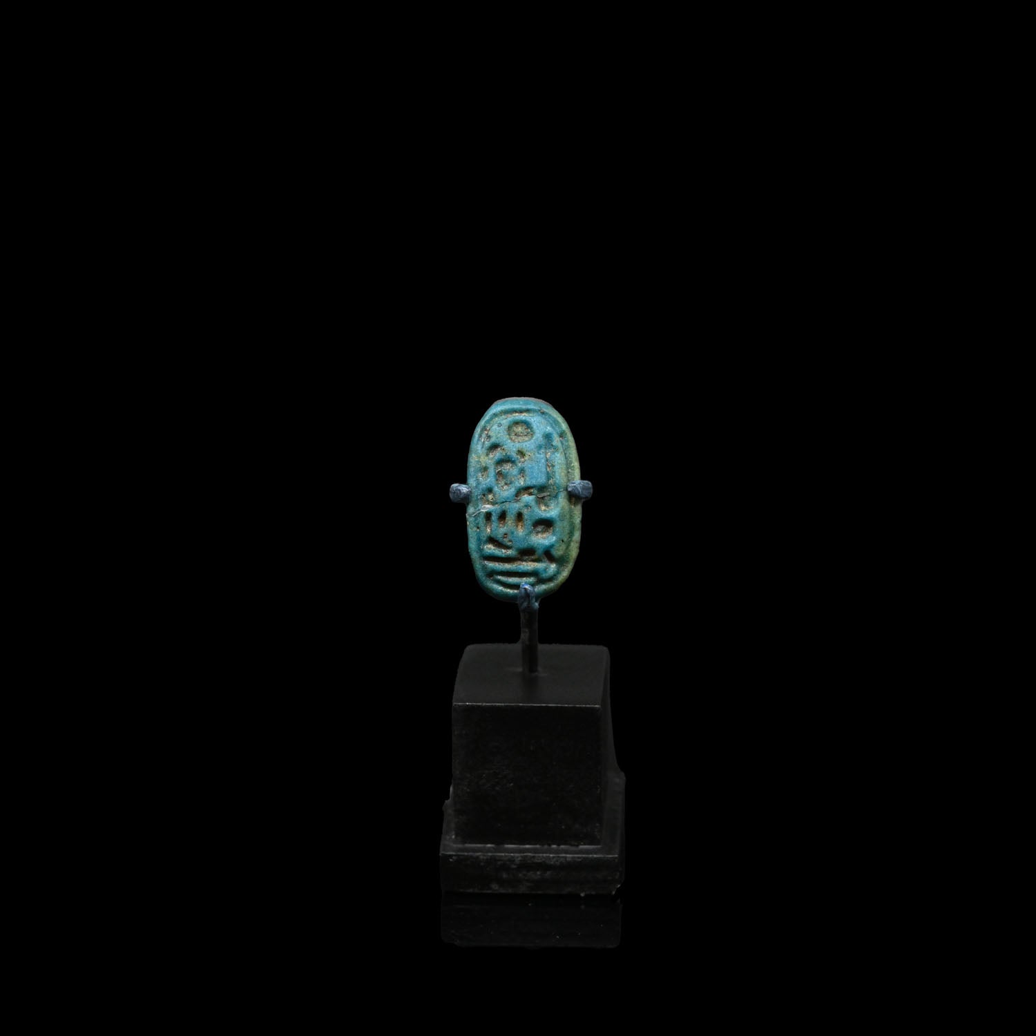 A rare Egyptian Ring Bezel for the Pharaoh Akhenaten, Amarna Period, ca. 1351-1334 BCE
