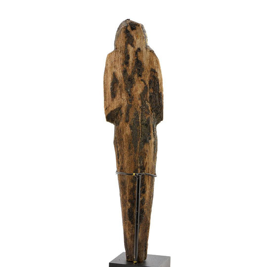 A large Egyptian Wood and Resin Shabti, 20th Dynasty, ca. 1187-1069 BCE - Sands of Time Ancient Art