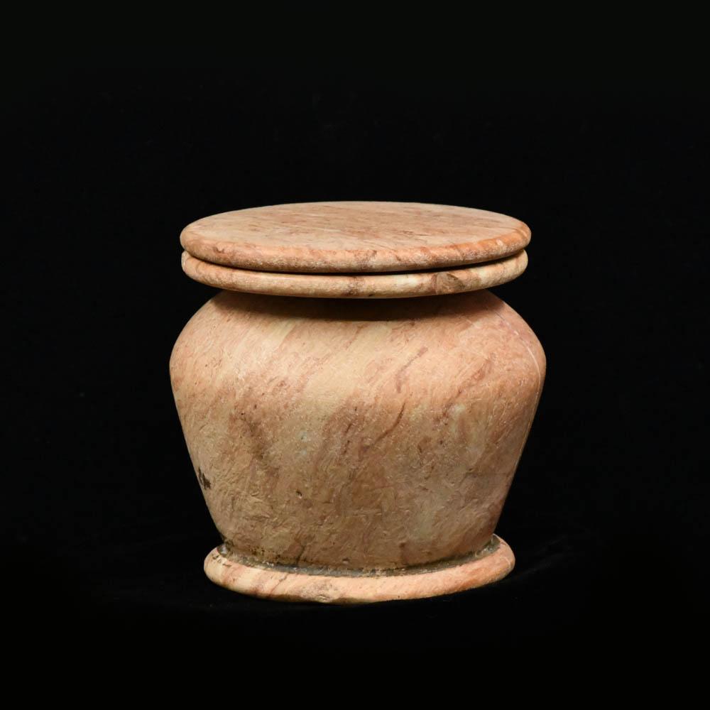 An Egyptian Lidded Cosmetic Jar, Middle Kingdom, ca. 2030-1640 BCE