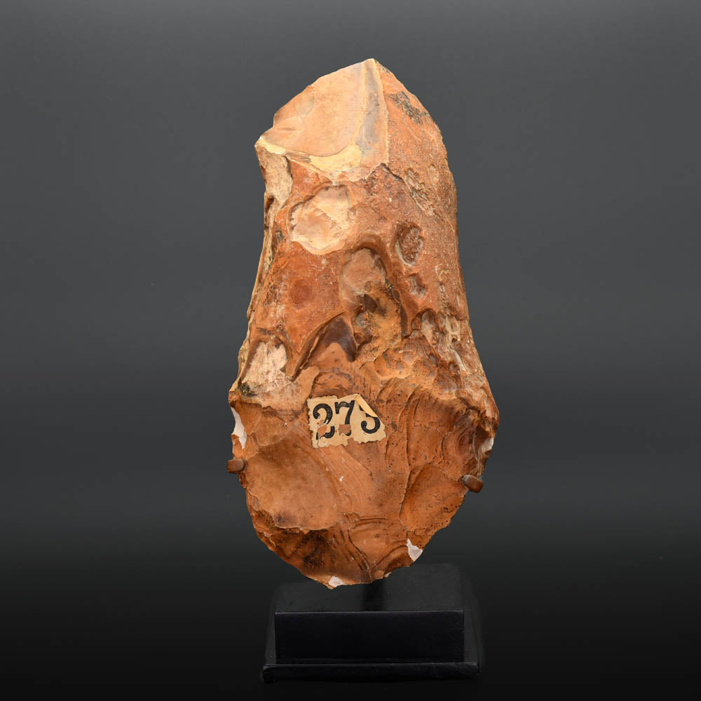 Eine veröffentlichte ägyptische Feuerstein-Homo-Erectus-Handaxt aus der thebaidischen Zeit, Spätpaläolithikum bis Mesolithikum, ca. 30.000 – 15.000 v. Chr