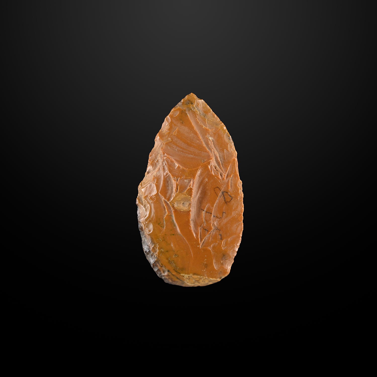 A Published Egyptian Flint Spearhead from the Thebaid, <br><em>Neolithic - Pre Dynastic Period, ca. 7500 - 3700 BCE</em>
