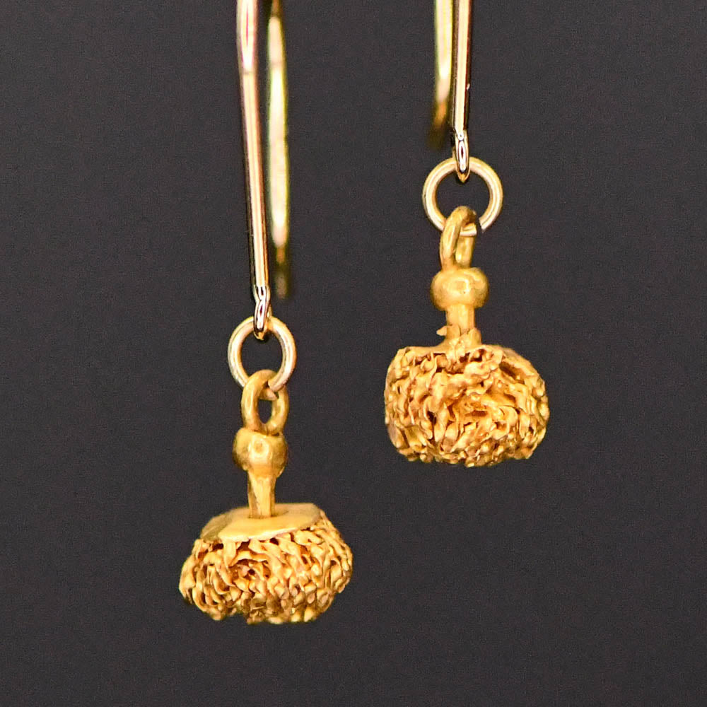 A pair of Greek Gold Drops, Hellenistic Period, ca 3rd - 1st century BCE