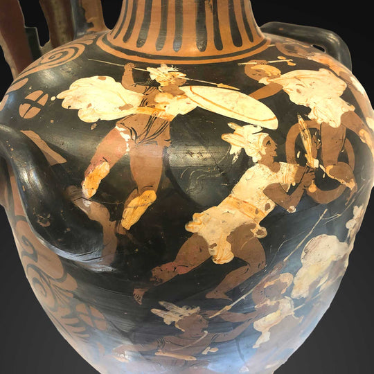 A Large Campanian red-figure hydria by the Ixion Painter, ca. 330 - 310 BCE