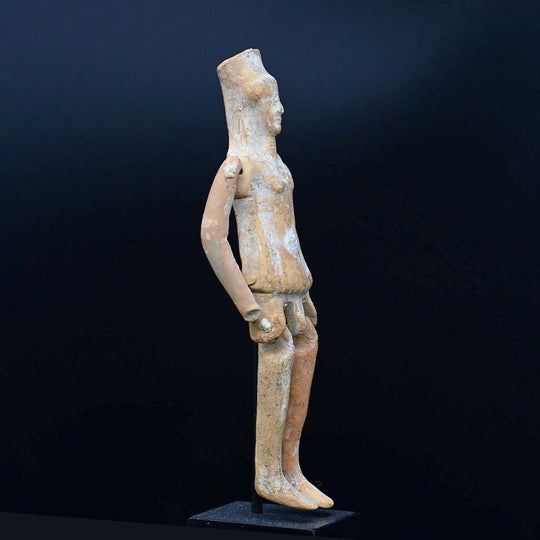 Eine böotische Terrakotta-Figur mit Gelenken,<br> <em>Archaische Periode, ca. 5. Jahrhundert v. Chr</em>