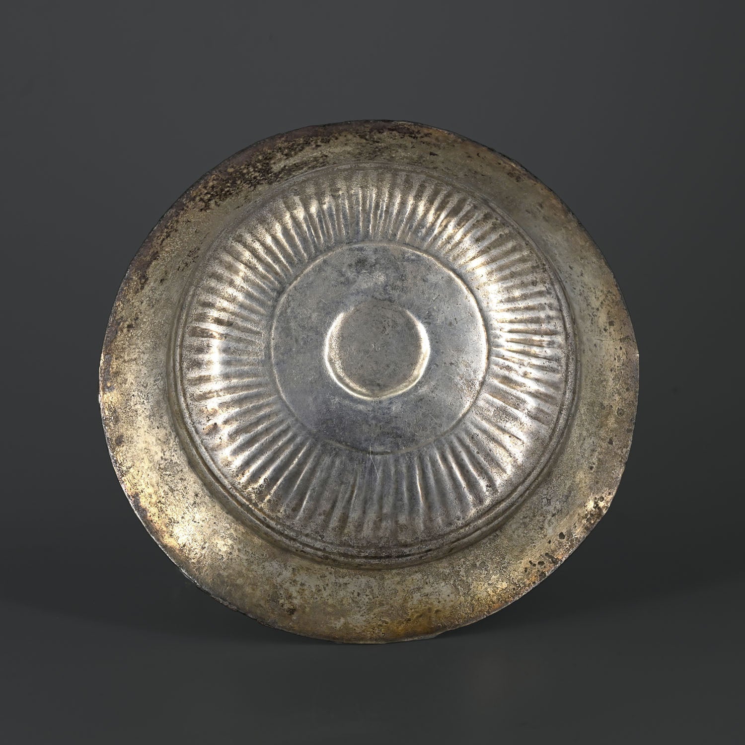 An East Greek Silver Phiale (Libation Bowl), Archaic Period, ca. 6th century BCE