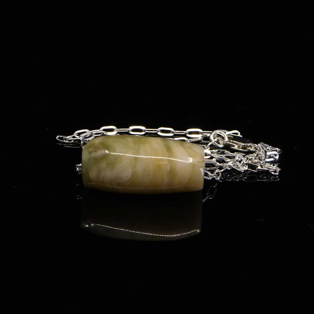 A Pre-Columbian Jadeite Bead Pendant, ca. 500 - 1000 CE