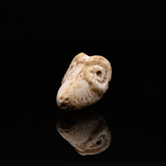 Gewicht des Widderkopfes aus Alabaster aus dem Nahen Osten, ca. 2. Jahrtausend v. Chr