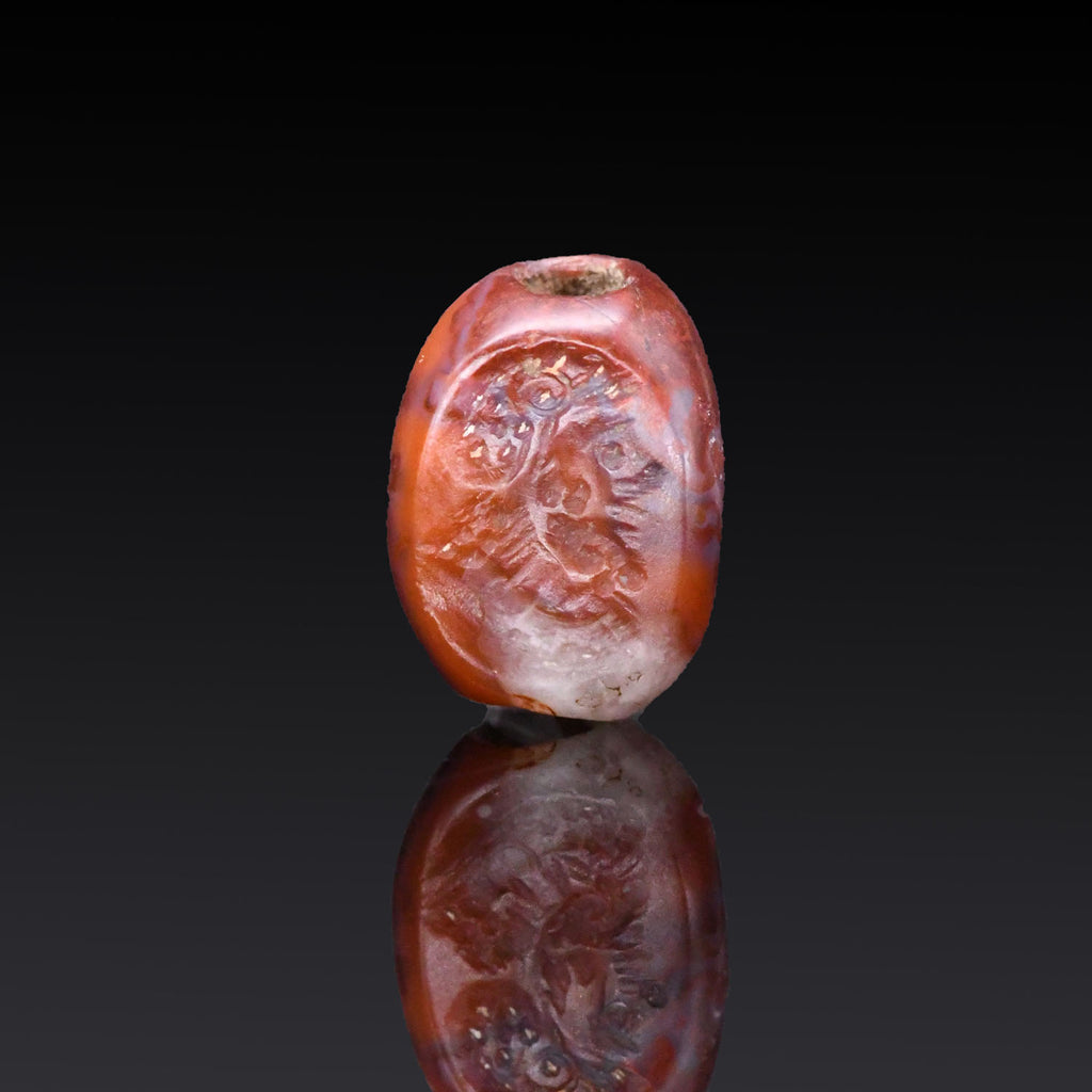 A Banded Agate Seal of a Sasanian Ruler <br><em>ca. 3rd - 7th century CE</em>