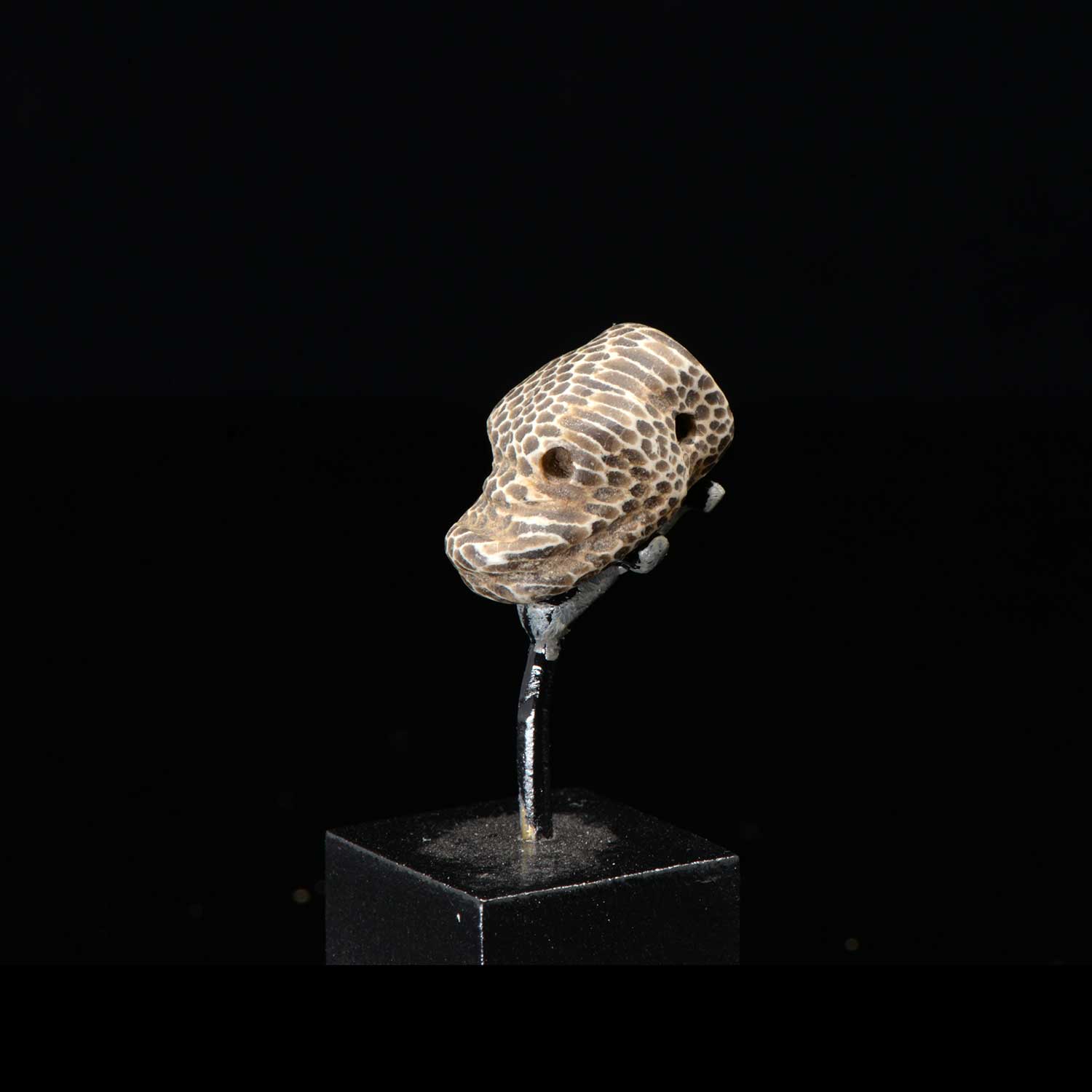 * A superb Near Eastern Snake Head Amulet, Achaemenid Period, ca. 550 - 330 BCE - Sands of Time Ancient Art