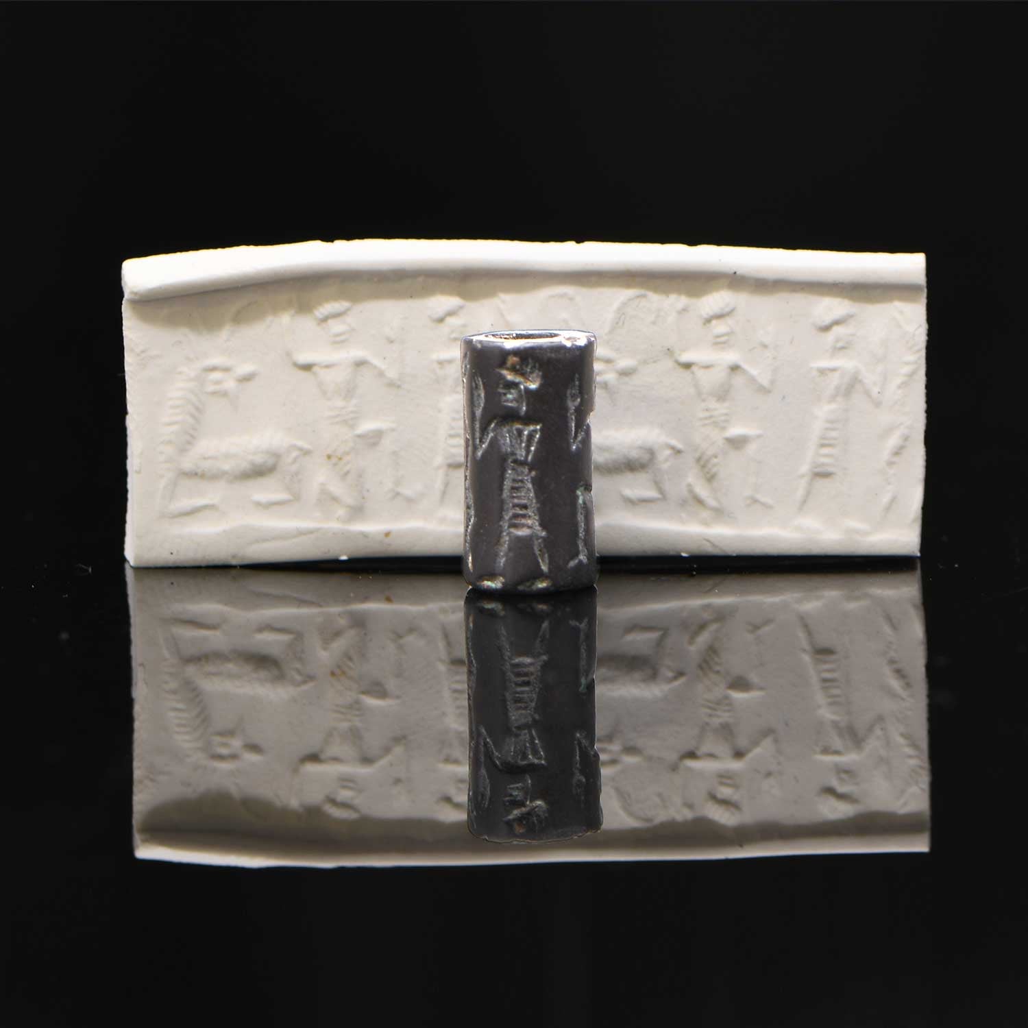 An Old Babylonian Cylinder Seal, ca. 2000 - 1600 BCE