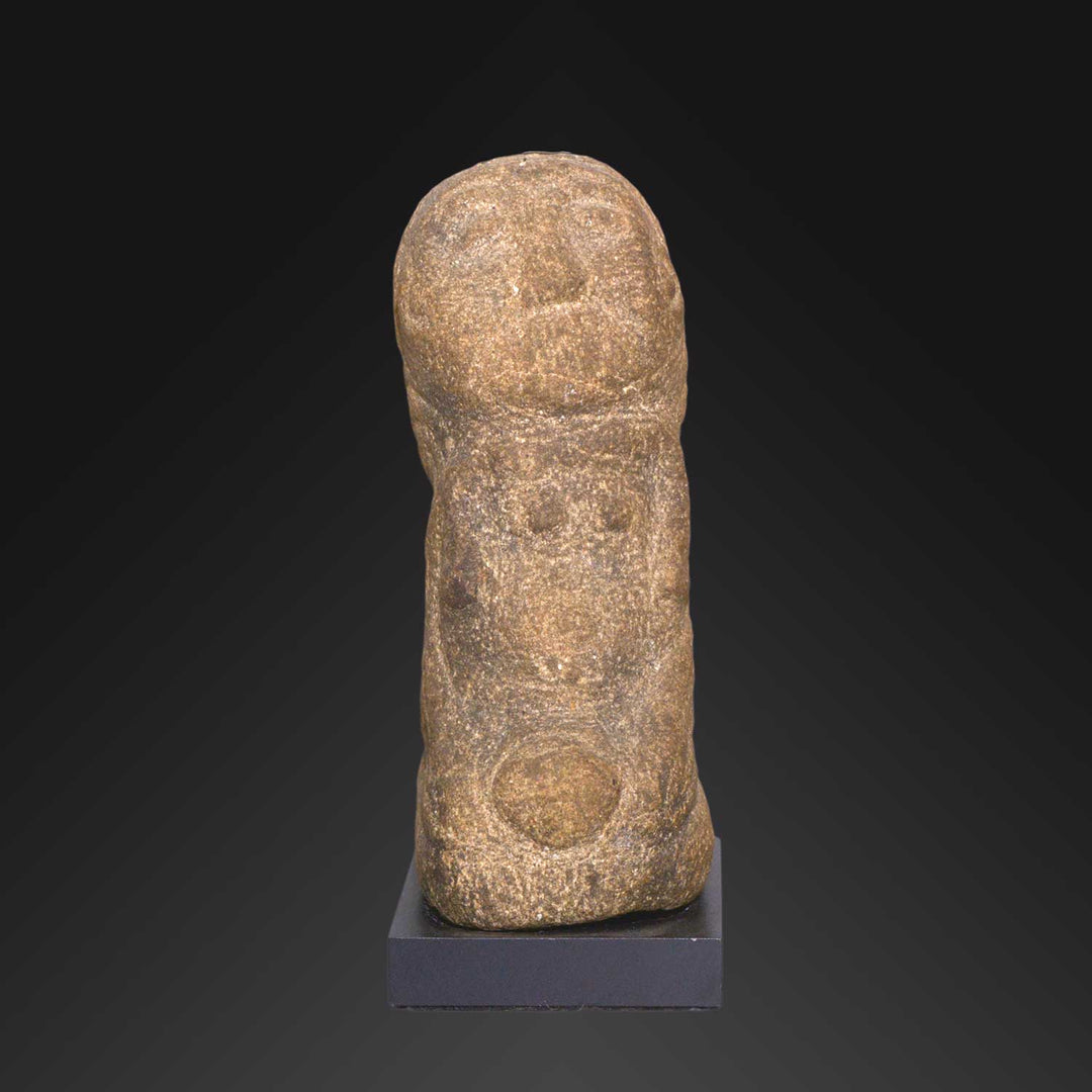 Eine frühe anatolische Fruchtbarkeitsfigur aus Stein, ca. 3. Jahrtausend v. Chr