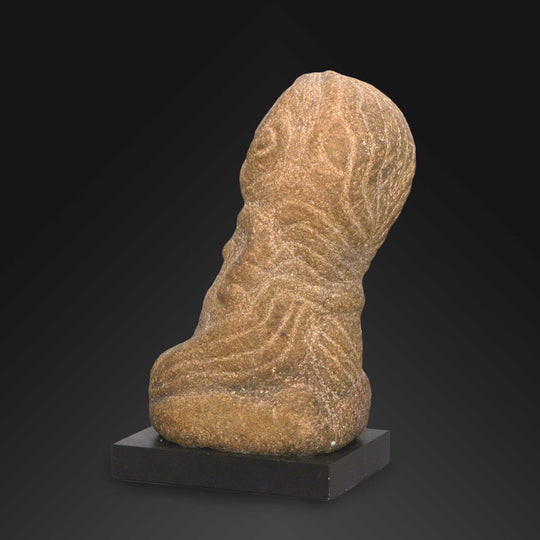 Eine frühe anatolische Fruchtbarkeitsfigur aus Stein, ca. 3. Jahrtausend v. Chr
