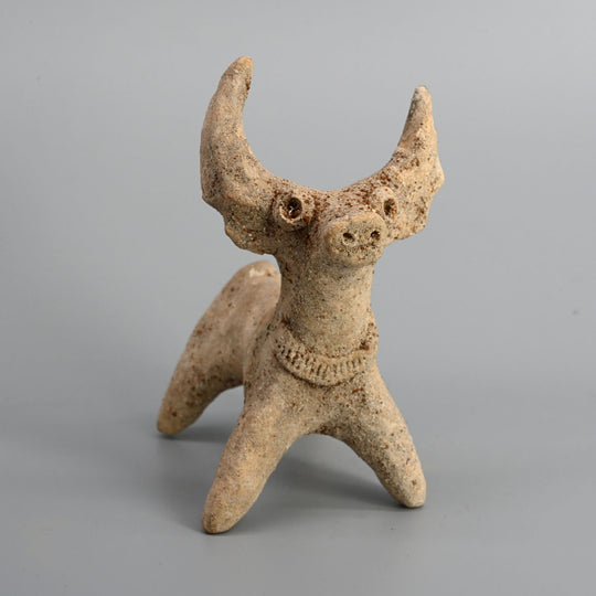 A large Syro-Hittite Terracotta figure of a Bull, ca. early 2nd millennium BCE