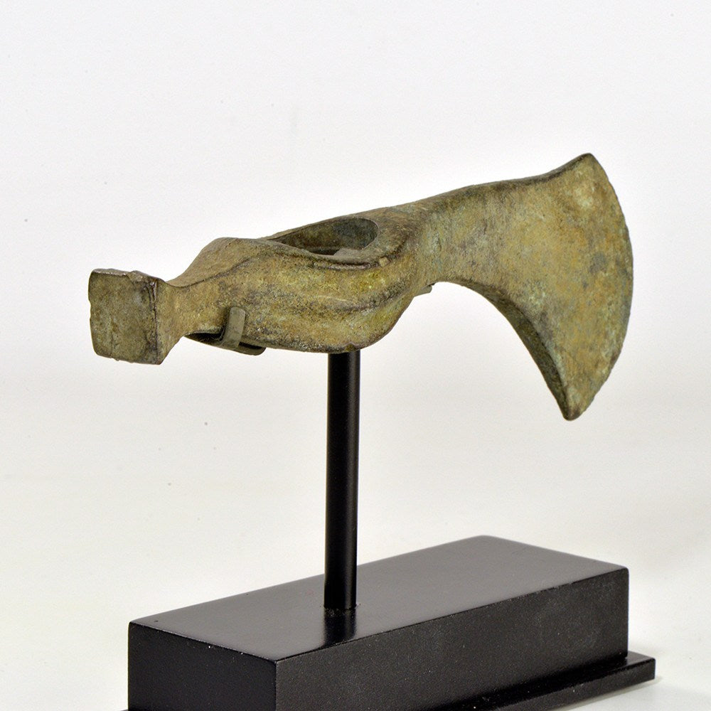 A bronze Axehead, Koban Culture, ca. 9th - 8th century BCE - Sands of Time Ancient Art