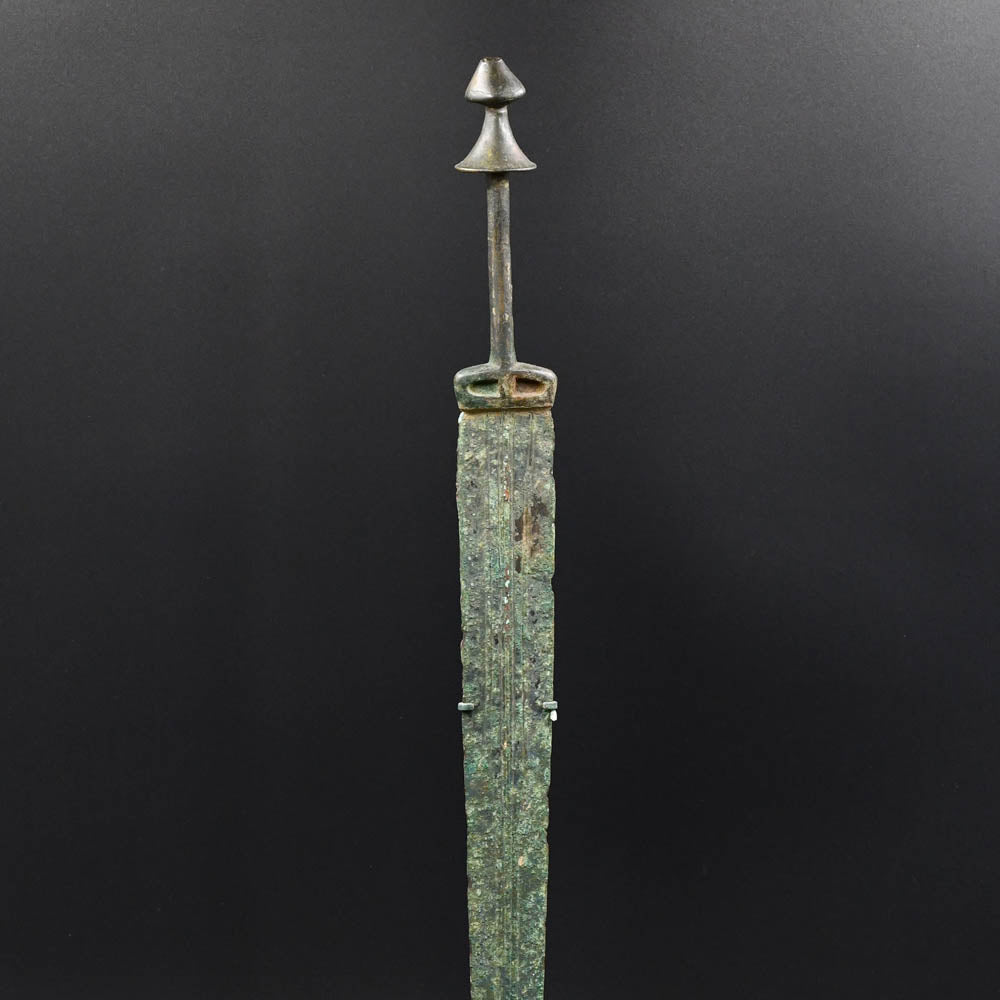 A Luristan Double Bell Pommel Bronze Sword, ca. 1000 - 800 BC