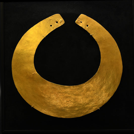 Eine große Sinu-Goldhalskette, ca. 500 - 1000 n. Chr