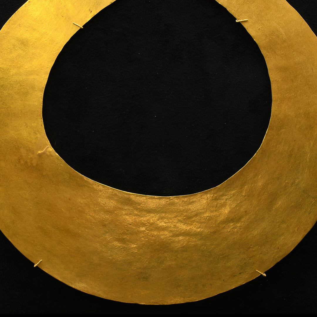 Eine große Sinu-Goldhalskette, ca. 500 - 1000 n. Chr