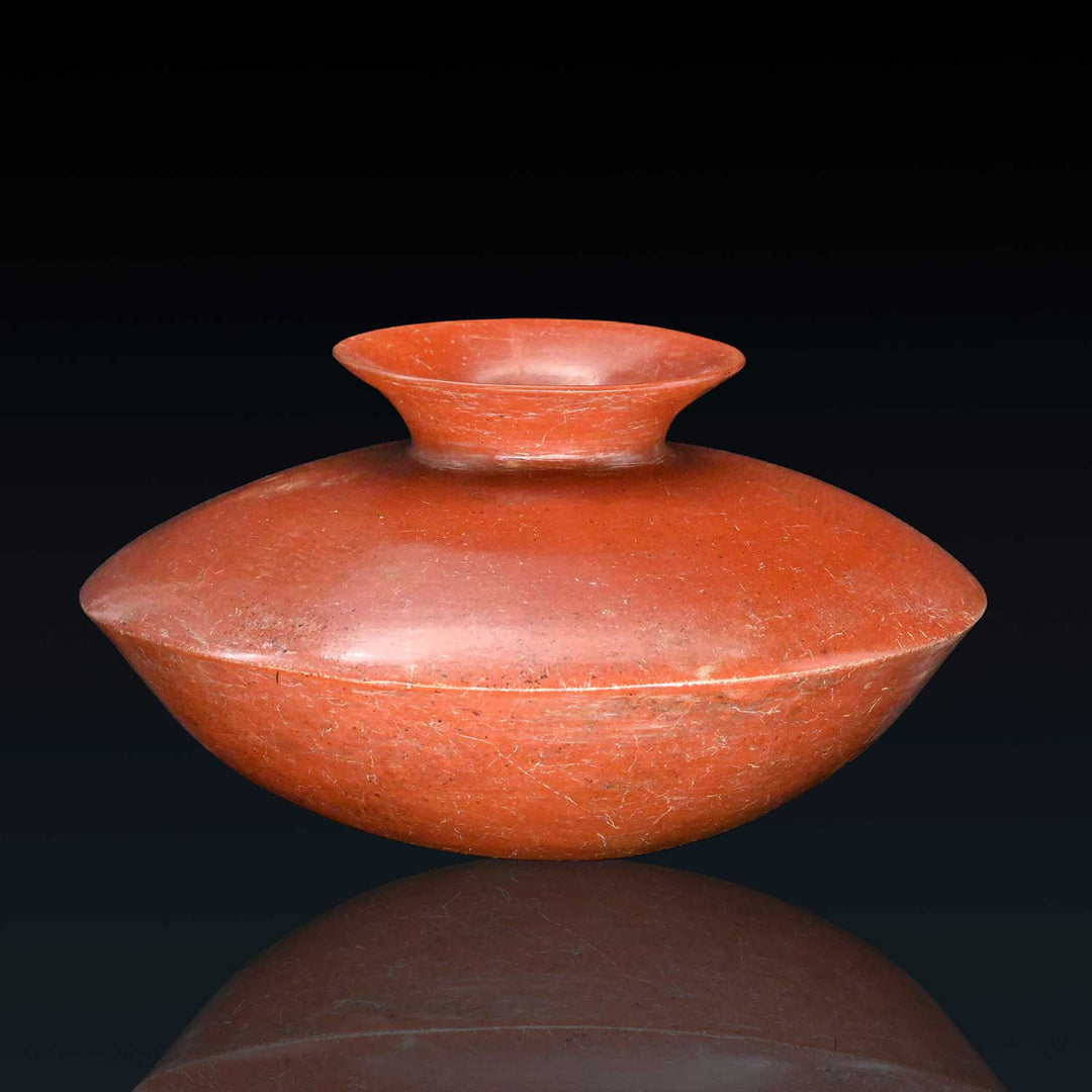 Eine große Colima Redware Untertasse Olla<br> <em>ca. 100 v. Chr. – 250 n. Chr</em>