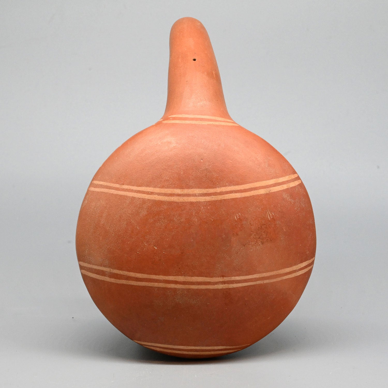 A Moche Terracotta Corn Popper Vessel, Middle Horizon Period, ca. 500 - 700 CE