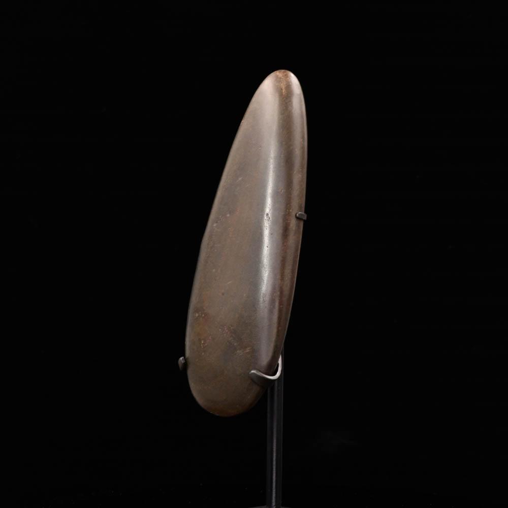 An Olmec Greenstone Celt, Early Formative Period, ca. 1150 to 550 BCE.