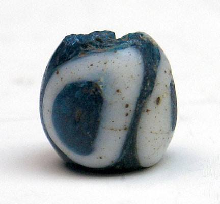 A Roman Blue and White Eye Bead, ca 1st century CE - Sands of Time Ancient Art