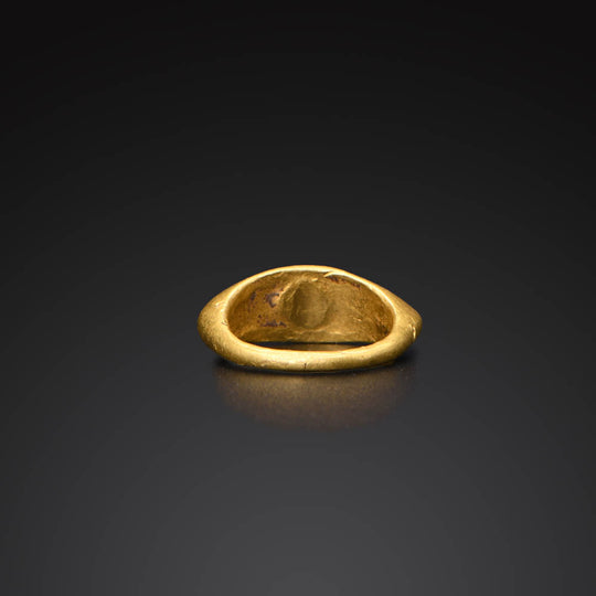 Ein römischer Augenachat-Intaglio-Ring, römische Kaiserzeit, ca. 3. Jahrhundert n. Chr